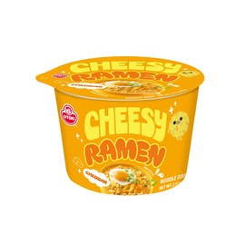 OTOKI Cheesy Ramen (Bowl) – Cheddar Flavor | Non-Spicy, Creamy & Savory Korean Instant Bowl Noodles (Pack of 6)