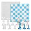 Juego Moldes Resina Silicona P Tablero De Ajedrez Con Piezas