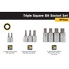 Titan 16144 Triple Square Socket Set - 9 Piece