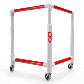 Karben Skater-Aid, Adjustable Height Roller Skate Trainer, Red