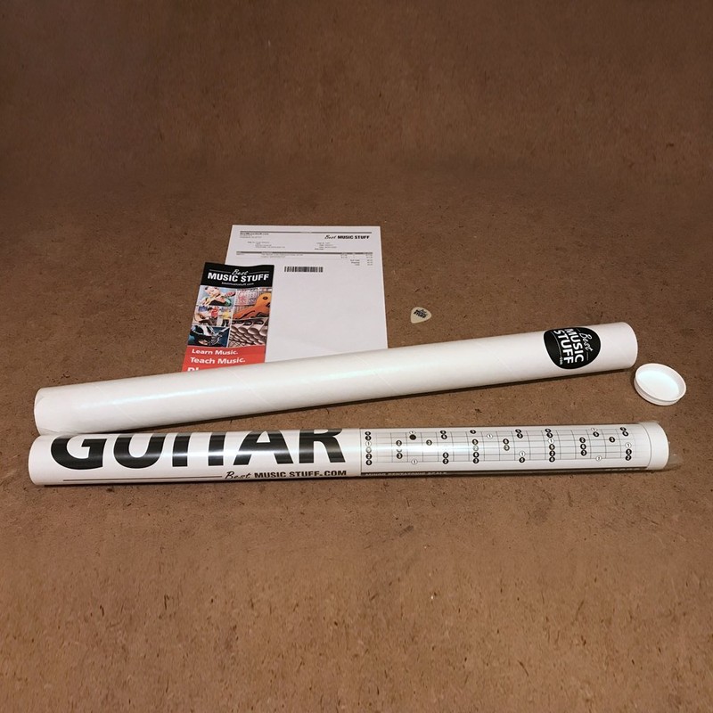 Best Music Stuff Guitar Reference Poster v2 (2018 Edition) 24”