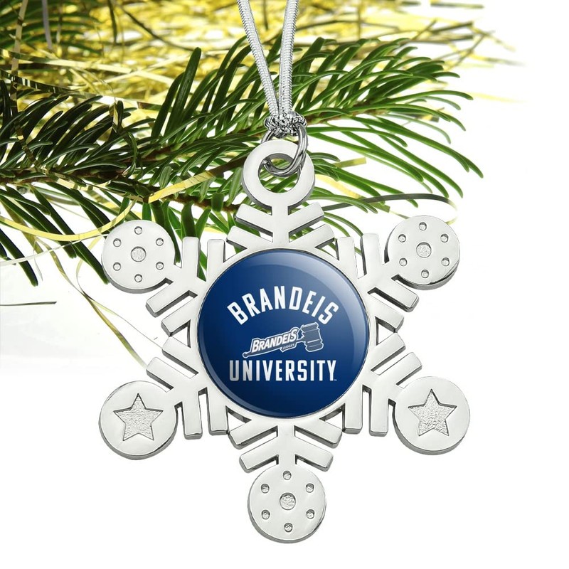 GRAPHICS & MORE Brandeis University Judges Logo Metal Snowflake Christmas