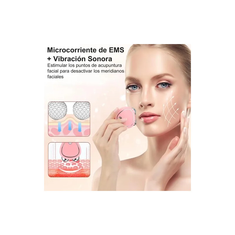 Lifting Facial De Microcorriente Para Flacidez Facial