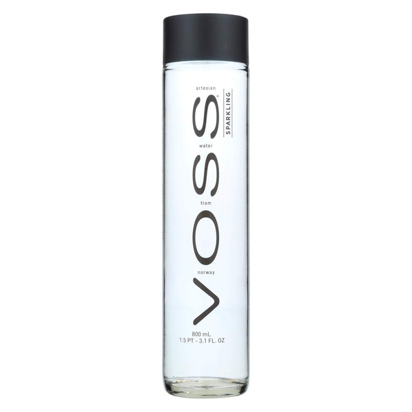 Voss Sparkling Water, 27.1 Ounce -- 12 per case.