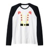 Christmas Nutcracker Squad Toy Soldier Costume Lazy Xmas Raglan Baseball