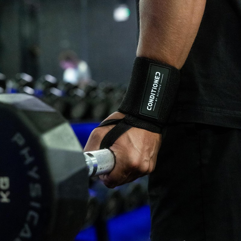 Conditioned By Science Weight Lifting Wrist Straps, Wraps with Joint