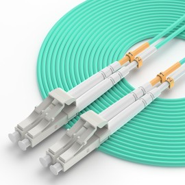 Yonwide OM3 Lc to Lc Fiber Patch Cable - 15m (49.2 ft), OM3 Multimode, 10Gb Multi Mode, LSZH MM Fiber