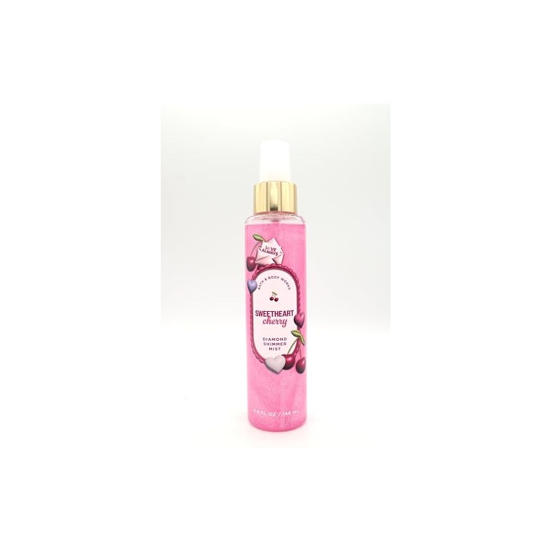 Sweet Heart Cherry, Bath and Body, Diamond Shimmer Mist, 4.9