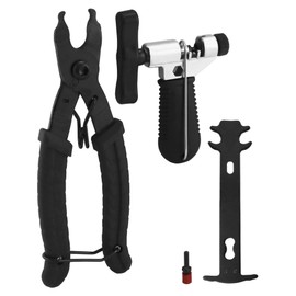 QWORK® Universal Bicycle Chain Tool, Bicycle Chain Repair Tool for 6/7/8/9/10 Speed, Bicycle Chain Pliers + Chain Rivet Breaker Separator Tool + Checker Repair Tool Set