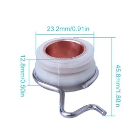 Atunee Oil Pump Worm Gear Kit for Stihl 017 018 MS180 MS170 MS 170 MS 250 Chainsaw with Carburetor Turbine Fuel Hose Oil Hose Repair Kit