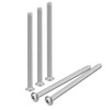 uxcell #10-24x4 Button Head Socket Cap Screws, 20pcs 304 Stainless