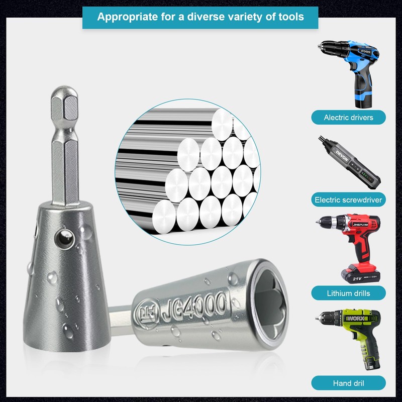 2 Pcs Upgraded Wire Twister Tool for Drill, Compact Wire