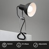 BRILONER - Desk Lamp with Cable Switch, Swivelling, E14 Socket,