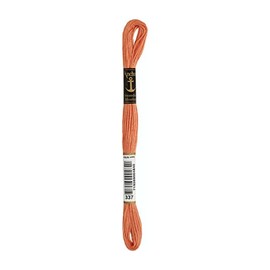 Bulk Buy: Anchor Thread Six Strand Embroidery Floss 8.75 Yards Terra Cotta Medium Light 4635-337 (12-Pack)