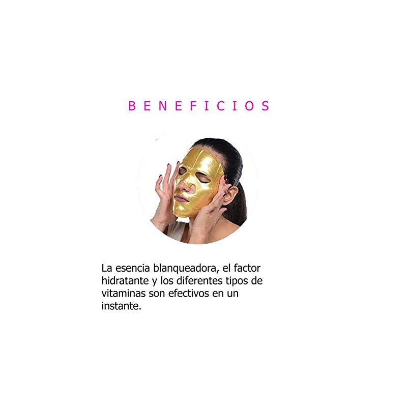 MASCARILLA FACIAL DE COLAGENO CRISTALINO KIT DE 3 PIEZAS