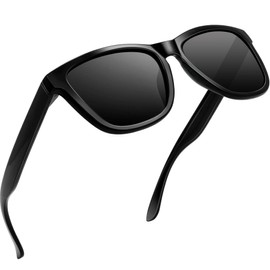 MAIVARDAY Sunglasses, Men's, Women's, Polarized Driving, UV 400, UV Protection, Fishing, Wellington Type, Stylish, Ultra Lightweight, Popular, Inexpensive, Sunglass for Men, A1: Bright Black