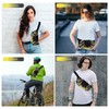 RoEsha Fanny Pack, Waist Bag, Multiple Pocket, Travel, Hiking, Running