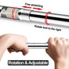Stretchable Corner Shower Curtain Rod - Drill Free Install 304