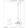 Westbrass A105KFH-62 5/8" x 3/8" OD x 20" Flat Head