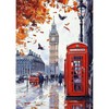NEWENMO DIY Big Ben Diamond Painting Adults, Red Telephone Box