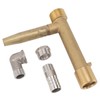 Brass Quick Coupler Valve Quick Insert Water Access Tool Garden