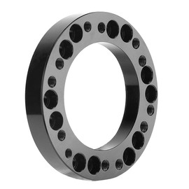 Acouto 12.5mm/0.5inch Universal Car Steering Wheel Hub Racing Spacer Pad Adapter Kit (Black)