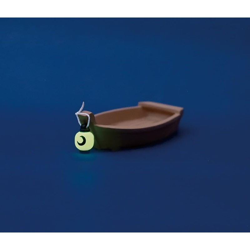 Decore Corporation concombre Tsukimi Boat (with lantern) Size: Approx. W4.5
