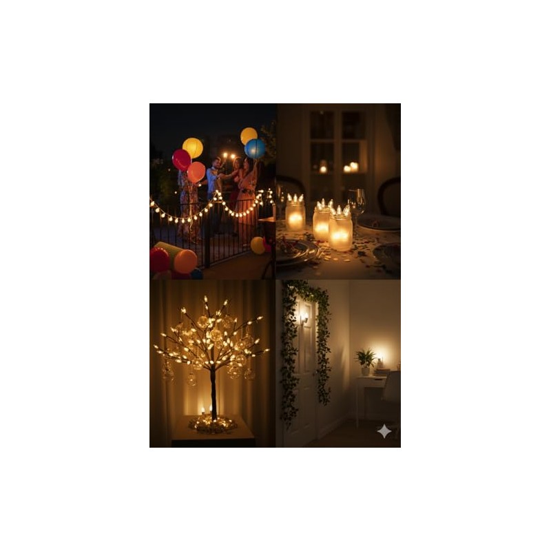 FamilyMaid Clear Night Light Bulbs – 6PC