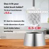 WAVEWO Stainless Steel Toilet Brush Set - 3 x Interchangeable