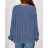 KIRUNDO Oversized Cable Knit Sweater Women 2025 Early Fall Fashion