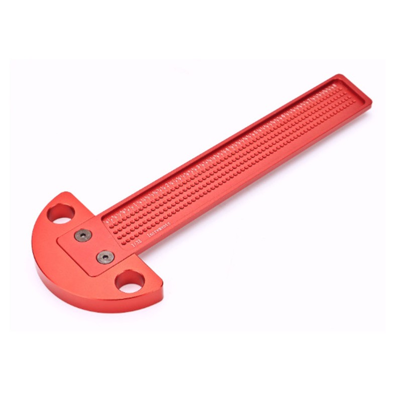 Woodworking Scriber T Square Ruler Hole Positioning Scribing Tool Marking