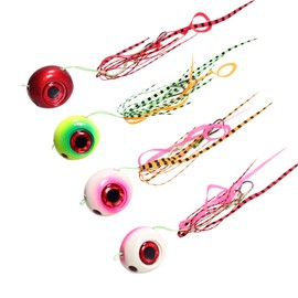 SCGEHA Sea Bream Lava Set of 4 Colors Lure, Fake Bait, Red Snapper 4 Colors, 2.1 oz (60 g), 80 g, 3.5 oz (100 g)