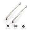 Ravinte 12 Pack 10 Inch Square Cabinet Handles - Satin