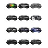 Sleep Mask Travel Relax Eye Cover Bed Emoji Nap Blindfold