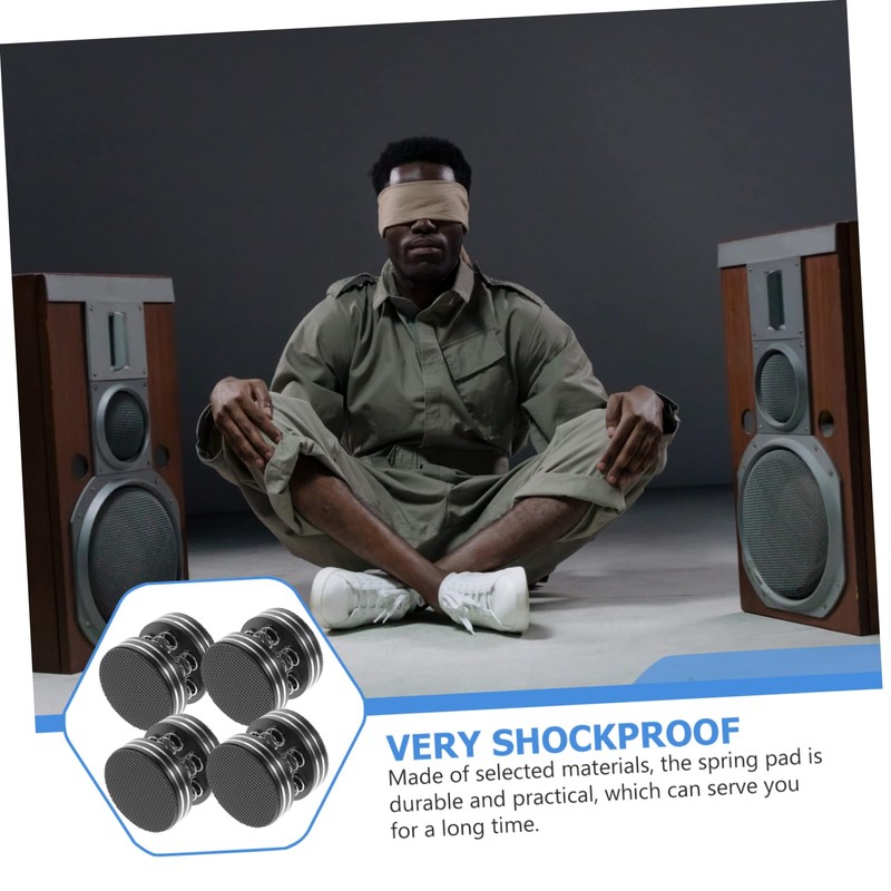TEHAUX Speaker Isolation Foot Spring Subwoofer Stand Easy Install Sound
