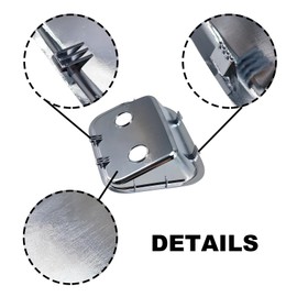 ASTAMOTOR 68345 Chrome Brake Valve Plate Fit for Peterbilt 357 378 379 385 386 389, Plastic