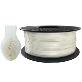 CC3D Natural White Flexible 39D TPE Filament 1.75mm 1KG Shore Hardness 39D Similar to 95A TPU White Filament 3D Printer Filament FDM 3D Printing Material White Color