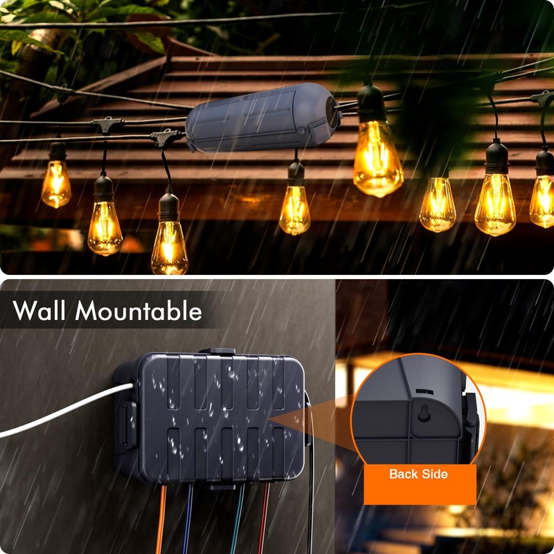 RESTMO 5-Piece Outdoor Waterproof Electrical Box Set – 12.5" x