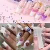 FabbyGlow 24-Fach Colourful Nail Design Rhinestone Set (Colourful + Pearls