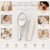 Custom Silver Baby Brush Set – First Birthday Heirloom Gift