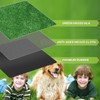 ZGR Artificial Grass Door Mat Lawn Pet Turf 4'10"x8', Synthetic