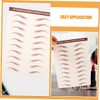 MERRYHAPY Eyebrow Stencil Set Sheets Sweat Brow Stickers Brows Stencil