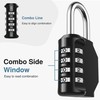 Puroma Combination Lock 4 Pack 4 Digit Waterproof Locker Locks