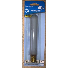 Westinghouse LOT OF 4 Westinghouse Light Bulbs 40 Watt 120v E17 Frosted Accent 03759