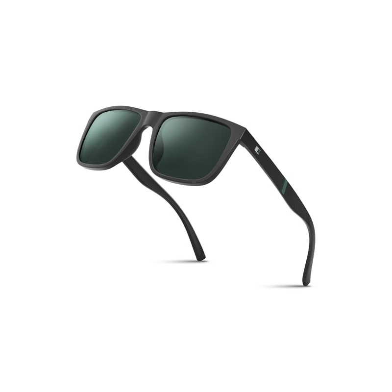 Polarised Sun Glasses Lightweight & Anti-Glare Cold Green
