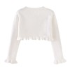 Miccina Toddler Girls Cardigan Sweater Bolero Shrug Baby Kids Long