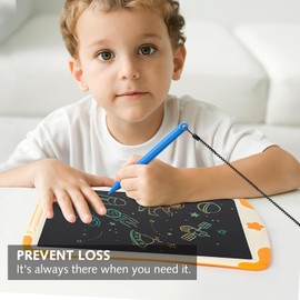 8 Pcs Stylus Tether Elastic Pen Lanyard Anti-lose Tablet Pens Plastic Elastic Tether Lanyard Strap Pens Coil Spring Straps Leash Stylus Lanyard Cord for Tethering Touch Pens to Touchscreen