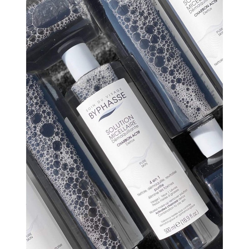 Byphasse Solución Micelar Desmaquillante Carbón Activo 500 ml