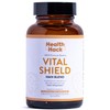 Health Hack Vital Shield NMN Blend  Mejora Tus Defensas de Forma Natural  NMN, Vitamina C, Quercetina, Zinc, Vitaminas B6, B9, B12 y D3...            