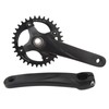 Mountain Bike Crank Arm Set Hollow One Piece Positive Negative